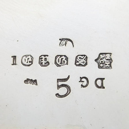 1870s English Antique Silver Plated Teapot 741g Martin Hall